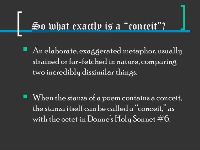 Whats a conceit